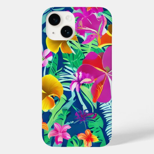 Exotische en vette tropische Florence Case-Mate iPhone Case (Achterkant)