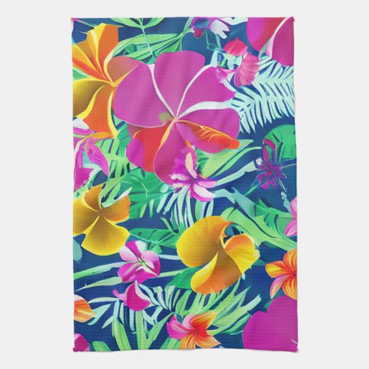 Exotische en vette tropische Florence Theedoek (Verticaal)