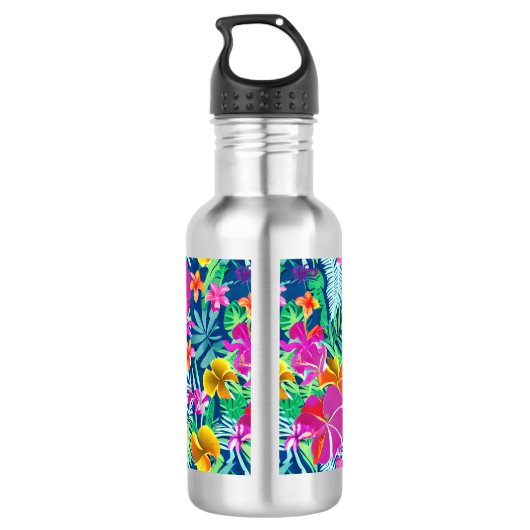 Exotische en vette tropische Florence Waterfles (Achterkant)