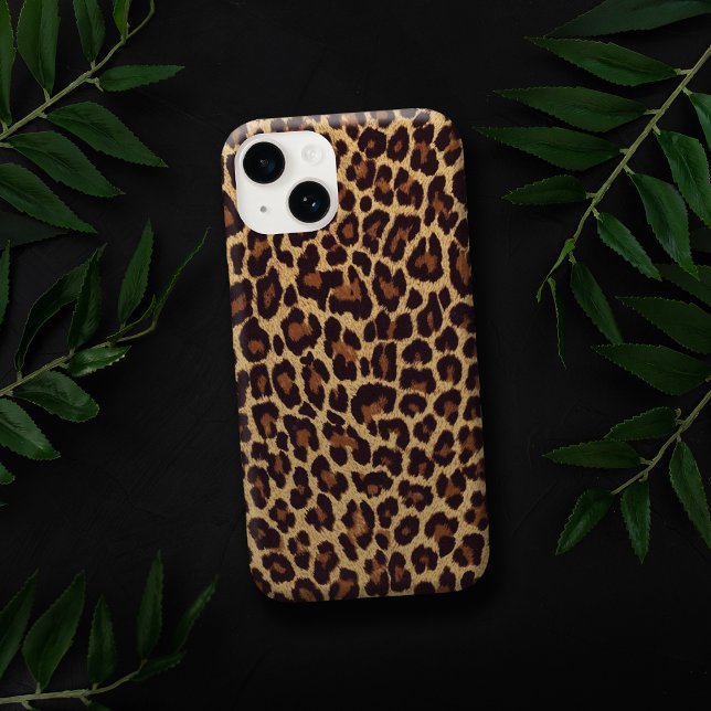 Exotische Faux-luipaard afdrukken Case-Mate iPhone Case (Creator heeft geüpload)