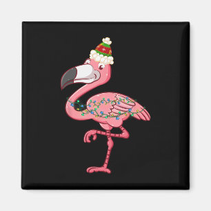 Exotische Flamingo Kerstverlichting Hawaiaanse Ker Magneet