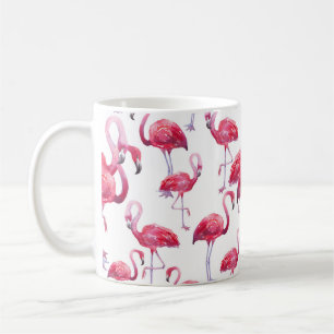 Exotische Flamingo Waterverf Bird Koffiemok