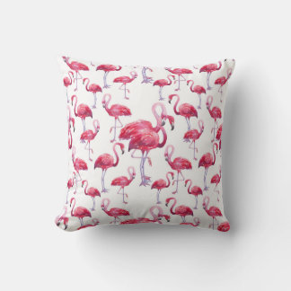 Exotische Flamingo Waterverf Bird Kussen