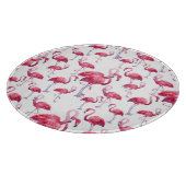 Exotische Flamingo Waterverf Bird Snijplank (Hoek)