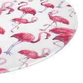 Exotische Flamingo Waterverf Bird Snijplank (Hoek)