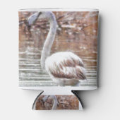 Exotische flamingo-Waterverf Blikjeskoeler (Voorkant)