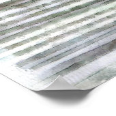 Exotische flamingo-Waterverf Poster (Hoek)