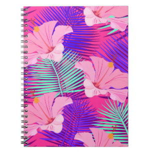 Exotische flamingo's: tropisch roze Vintage. Notitieboek
