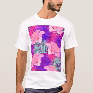 Exotische flamingo's: tropisch roze Vintage. T-shirt