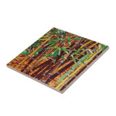 Exotische Flora #6 op SunshineDazzle Tegeltje (Zijkant)