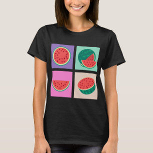 Exotische Fruit Pop Art Tropische Zomervakantie Wa T-shirt