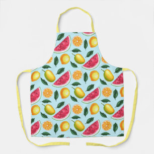 Exotische Fruitpatroon Schort