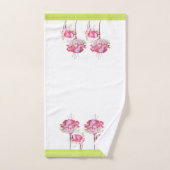 Exotische Fuchsia's op een badkamerhanddoekset Bad Handdoek (Handdoek)