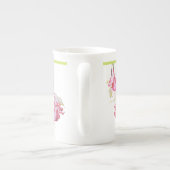 Exotische Fuchsia's op een Bone China Mok (Achterkant)