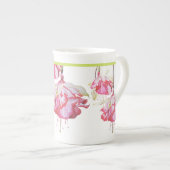 Exotische Fuchsia's op een Bone China Mok (Voorkant rechts)