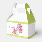 Exotische Fuchsia's op een Favor Box Bedankdoosjes (Achterkant)