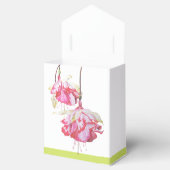 Exotische Fuchsia's op een Favor Doos  Bedankdoosjes (Geopend)
