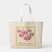 Exotische Fuchsia's op een Jumbo Tas (Achterkant)