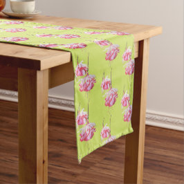 Exotische Fuchsia's op een Table Runner Lange Tafelloper