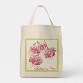 Exotische Fuchsia's op een Tas (Achterkant)