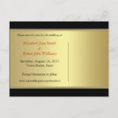 Exotische Genie-Design Opslaan Briefkaart datum (Achterkant)