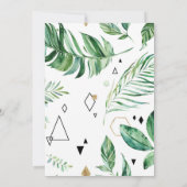 Exotische geotische geometrische wolkenschoen per kaart (Achterkant)