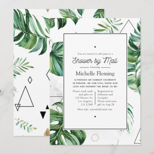 Exotische geotische geometrische wolkenschoen per kaart (Voorkant / Achterkant)