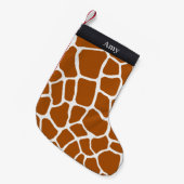 Exotische Giraffe spots — Speciaal afdrukken van d Kleine Kerstsok (Voorkant (Hangend))