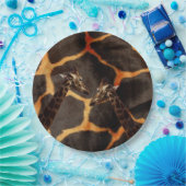 Exotische Giraffes: op een Giraffe met patronen Papieren Bordje (Feest)