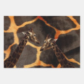 Exotische Giraffes, schitterende omloopset Inpakpapier Vel (Voorkant)