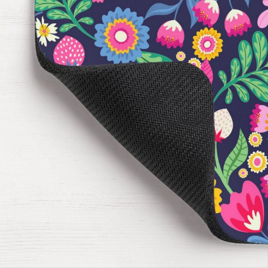 Exotische Hand Geschilderd Bloempatroon-48330 Muismat (Hoek)