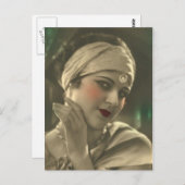 Exotische hoofdband briefkaart (Voorkant / Achterkant)