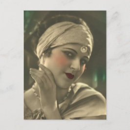 Exotische hoofdband briefkaart