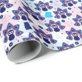 exotische india pauock patroon cadeaupapier (Rol Hoek)