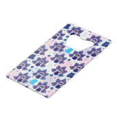 exotische india pauock patroon creditkaart flessenopener (Achterkant Gekanteld)