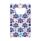 exotische india pauock patroon creditkaart flessenopener (Achterkant)