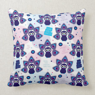 exotische india pauock patroon kussen