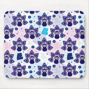 exotische india pauock patroon muismat