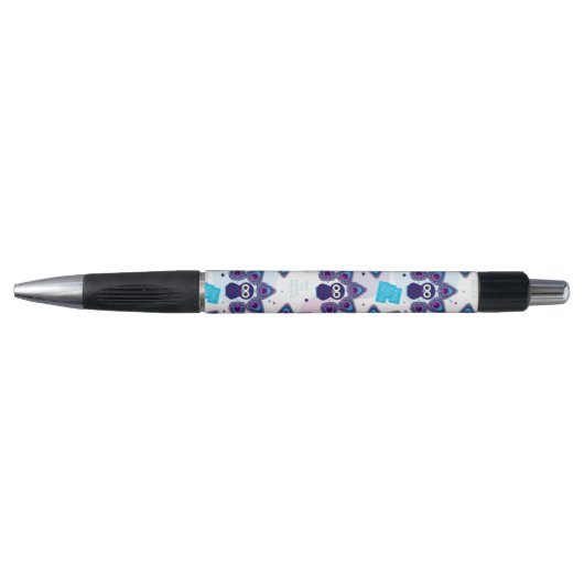 exotische india pauock patroon pen (Voorkant)