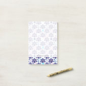 exotische india pauock patroon post-it® notes (Op bureau)