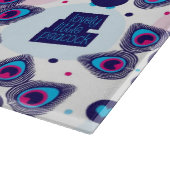 exotische india pauock patroon snijplank (Hoek)