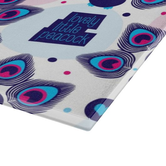 exotische india pauock patroon snijplank (Hoek)