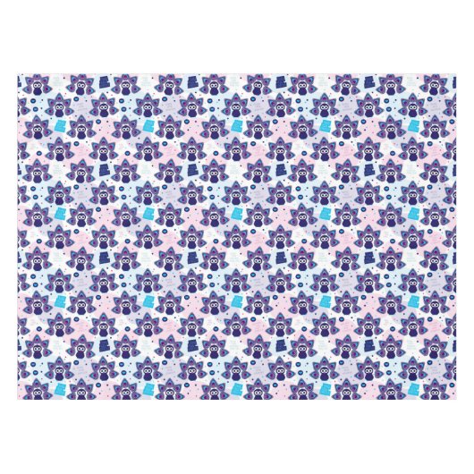 exotische india pauock patroon tafelkleed (Voorkant (Horizontaal))