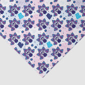 exotische india pauock patroon tissuepapier (Detail)