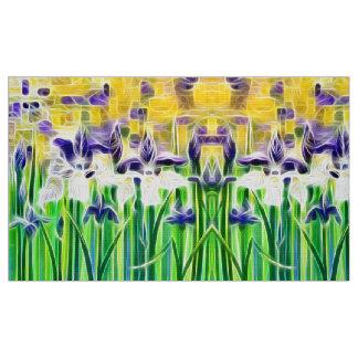 Exotische Iris van de Zomer Stof