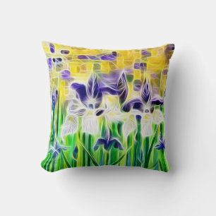 Exotische irissen van de zomer kussen