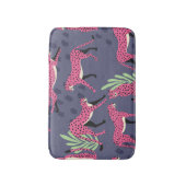 Exotische jachtluipaarden: kleurrijk  patroon. badmat (Voorkant Verticaal)