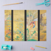 Exotische Japanse Motif-decoupage of kraften Tissuepapier (Craft)