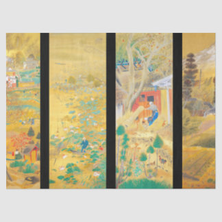Exotische Japanse Motif-decoupage of kraften Tissuepapier
