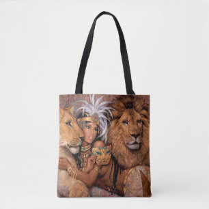 Exotische Jungle Prinses Tote Bag